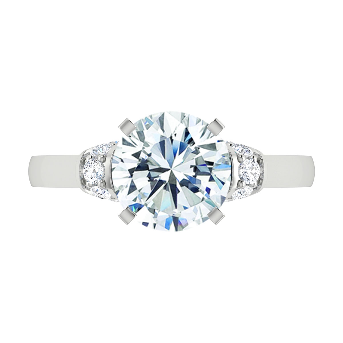 Heidi in 18k White Gold — view 5