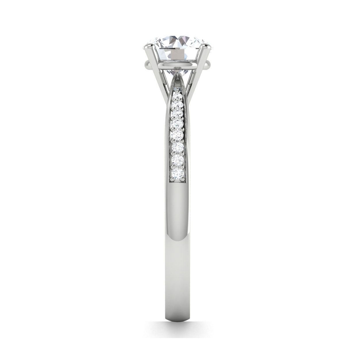 Isla in 18k White Gold — view 4