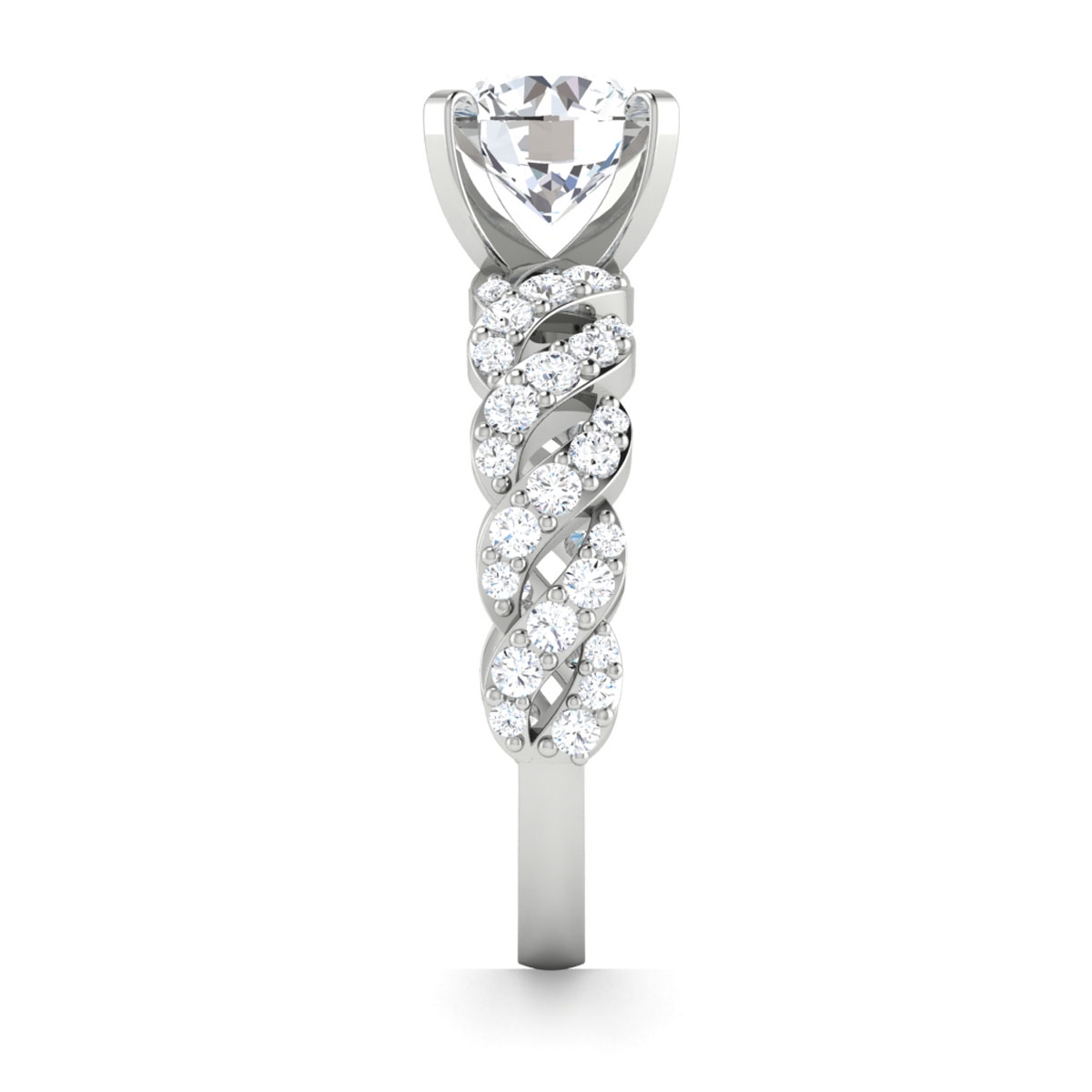Jana in 18k White Gold — view 4