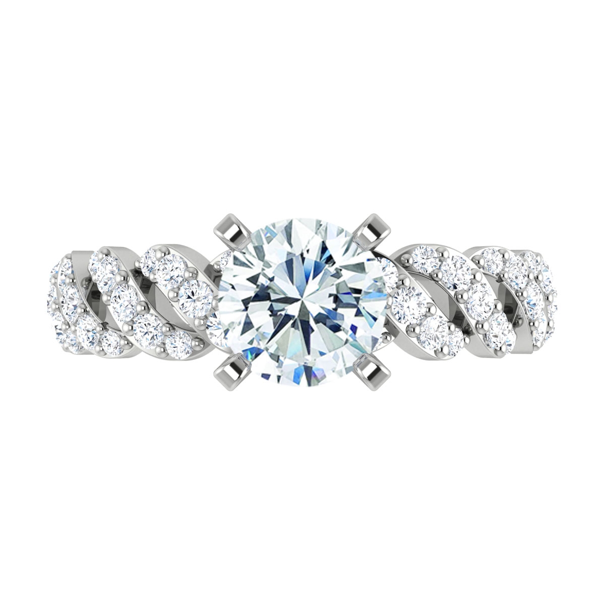 Jana in 18k White Gold — view 5