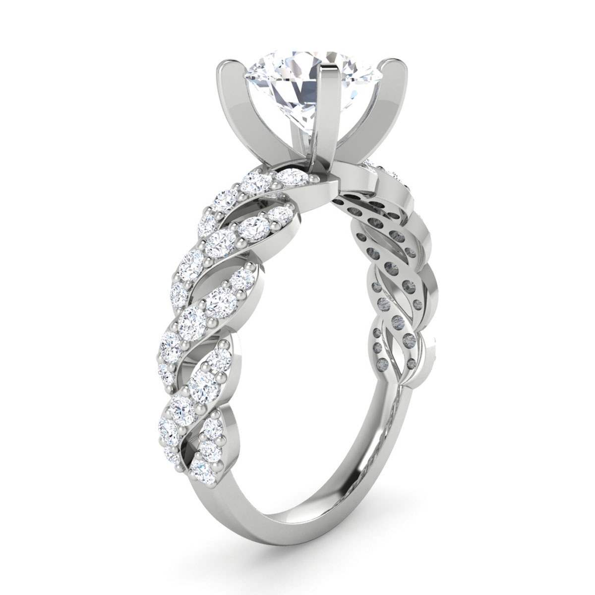 Jana in 18k White Gold — view 3