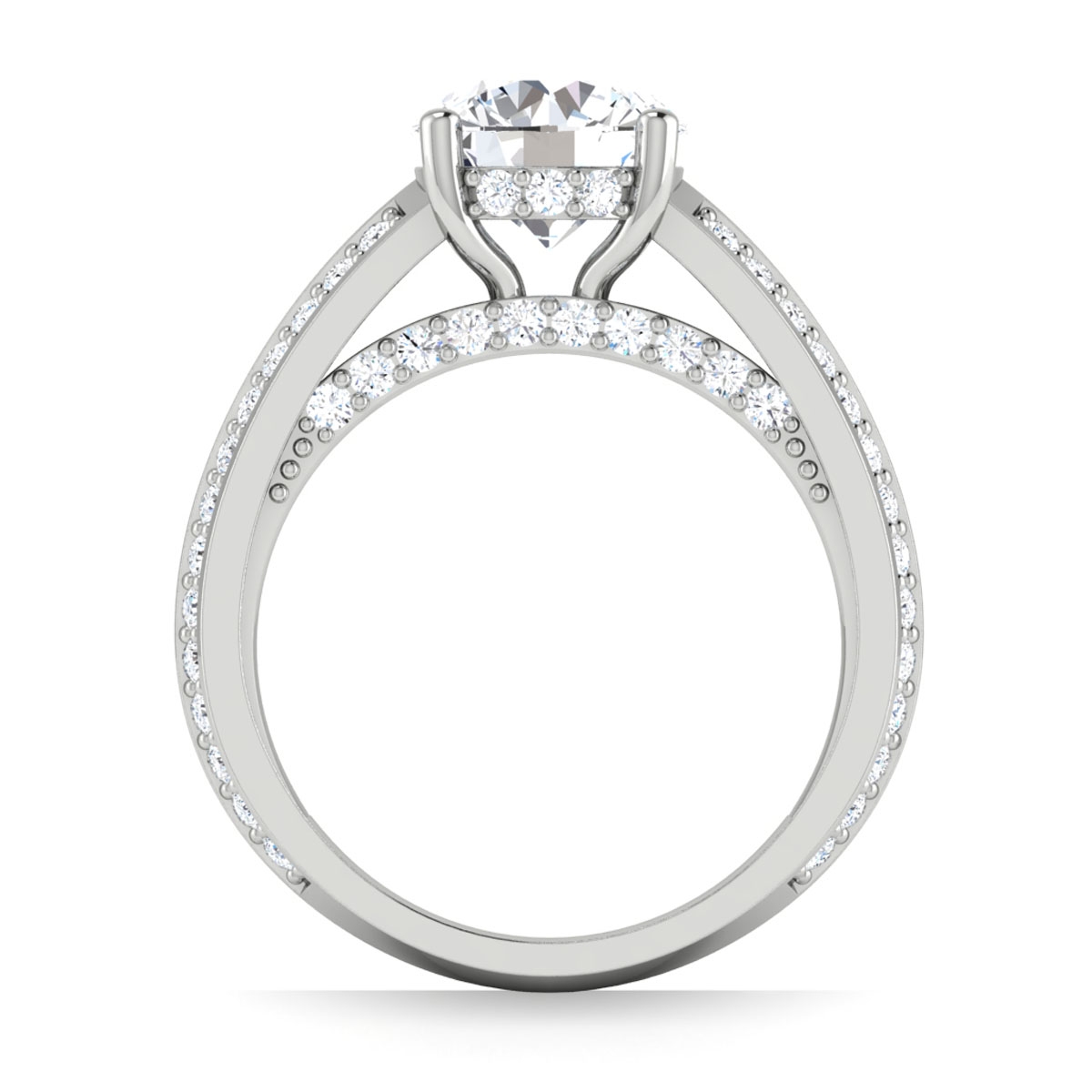 Libby in 18k White Gold — view 2