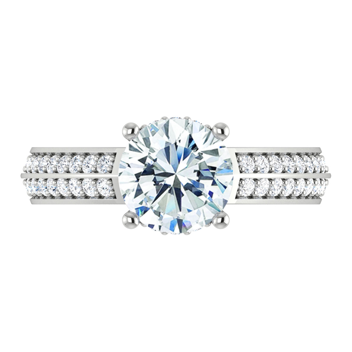 Libby in 18k White Gold — view 5