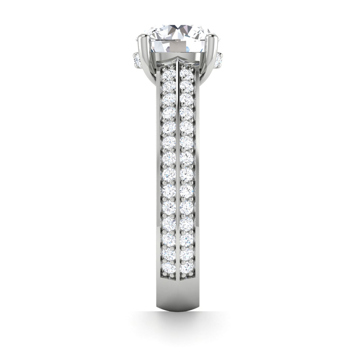 Libby in 18k White Gold — view 4