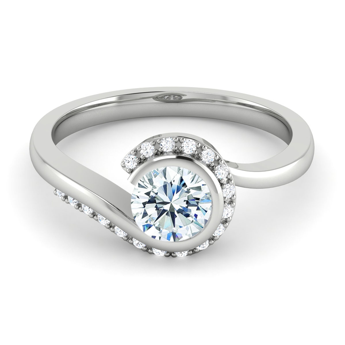 Maisy in 18k White Gold