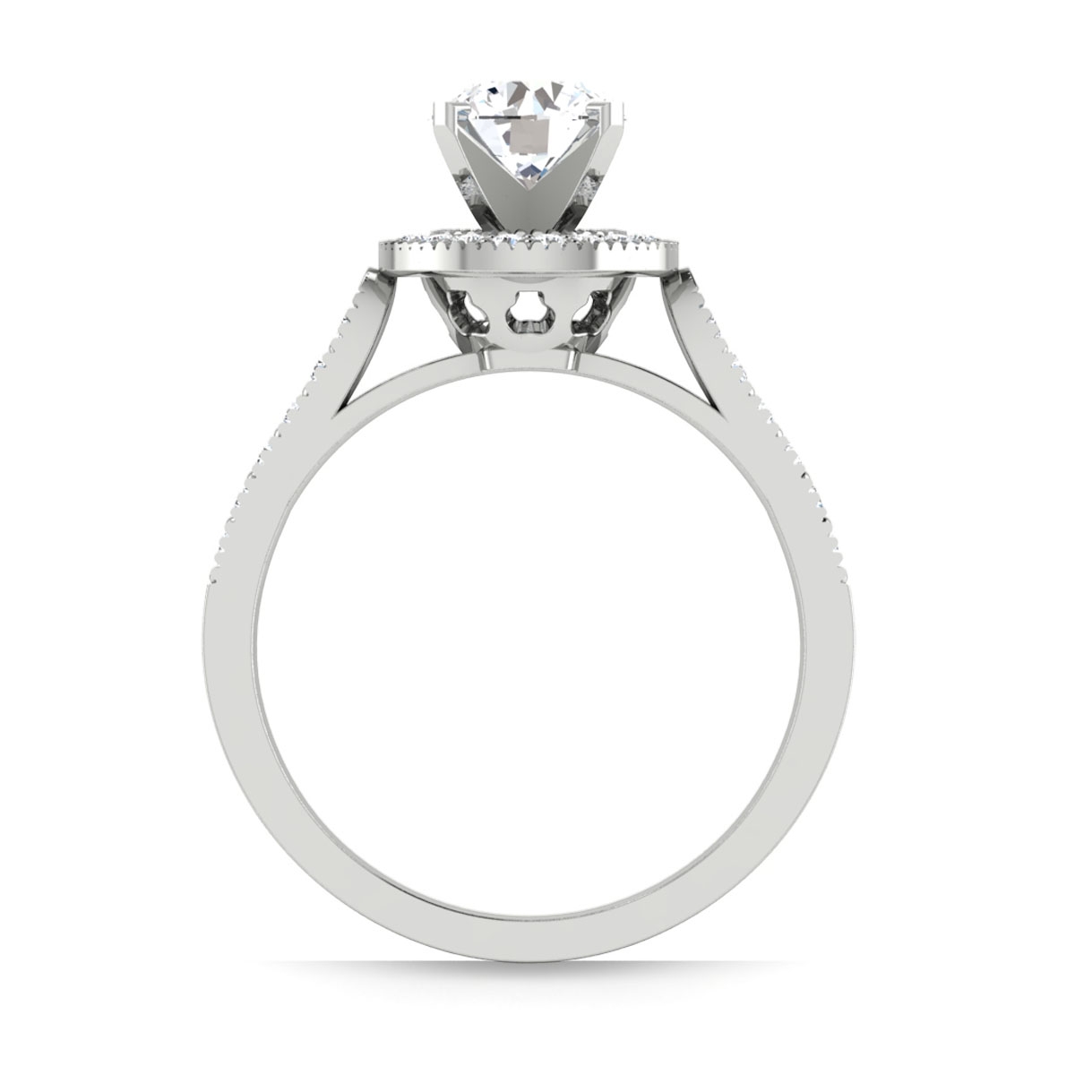 Mary in 18k White Gold — view 2