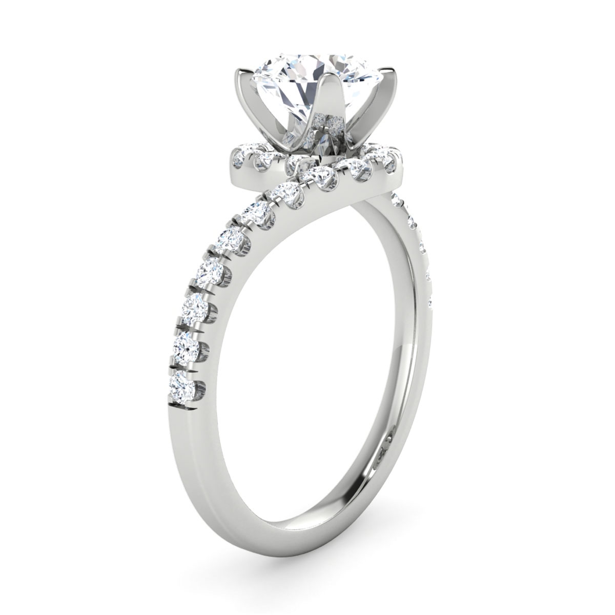 Monika in 18k White Gold — view 3