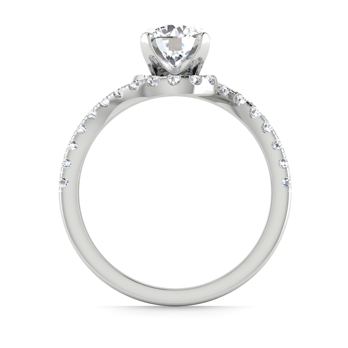 Monika in 18k White Gold — view 2