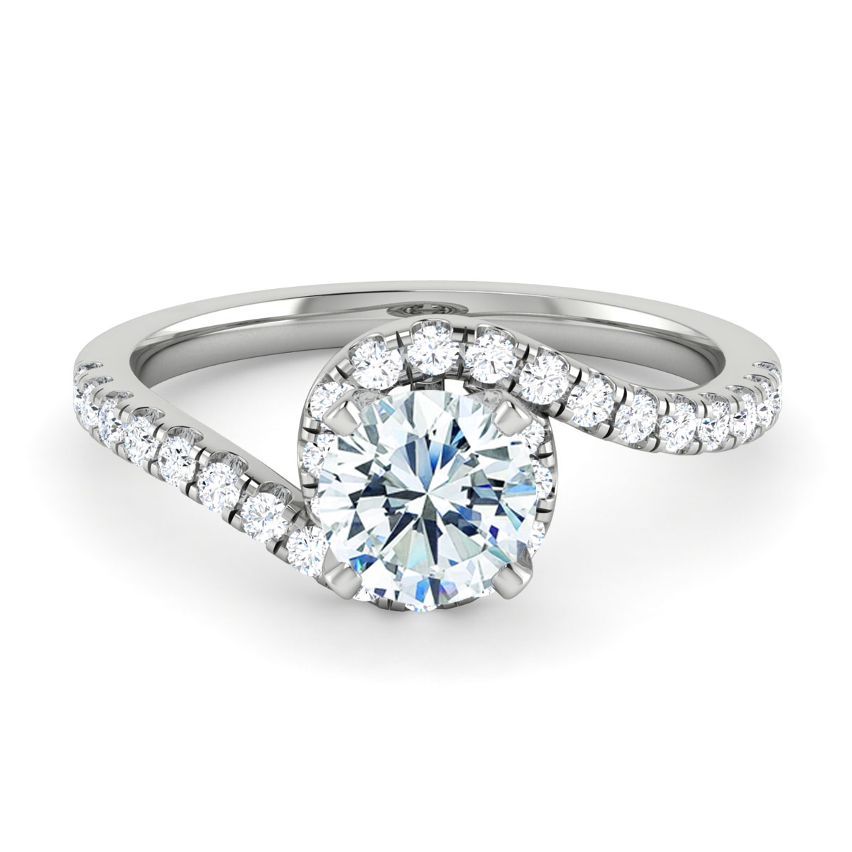 Monika in 18k White Gold
