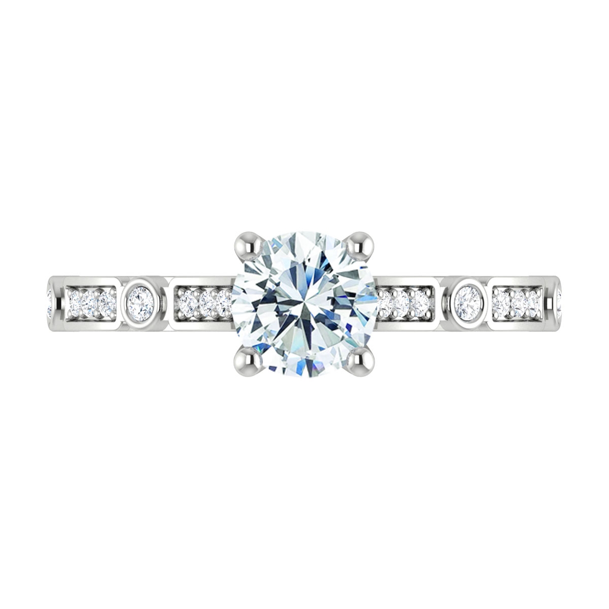 Nicoli in 18k White Gold — view 5