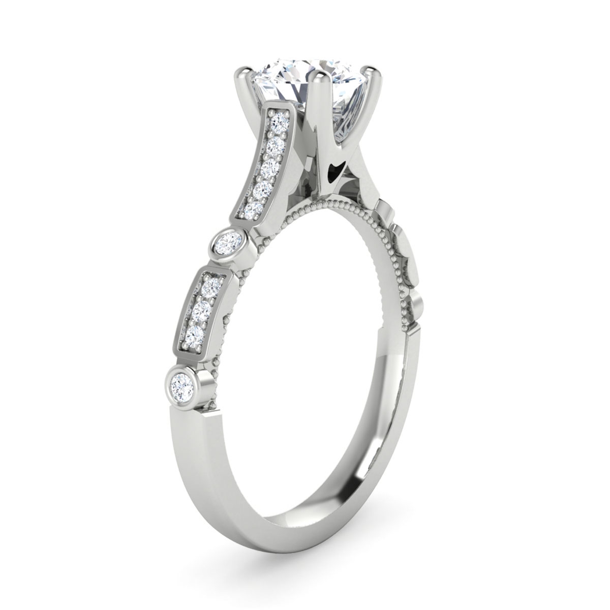 Nicoli in 18k White Gold — view 3