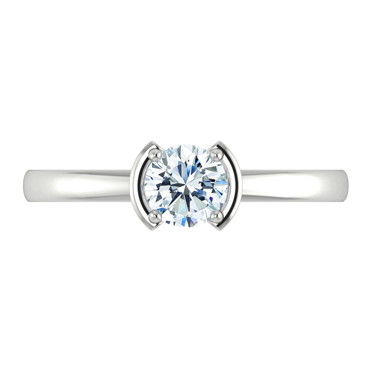 Nora in 18k White Gold — view 5