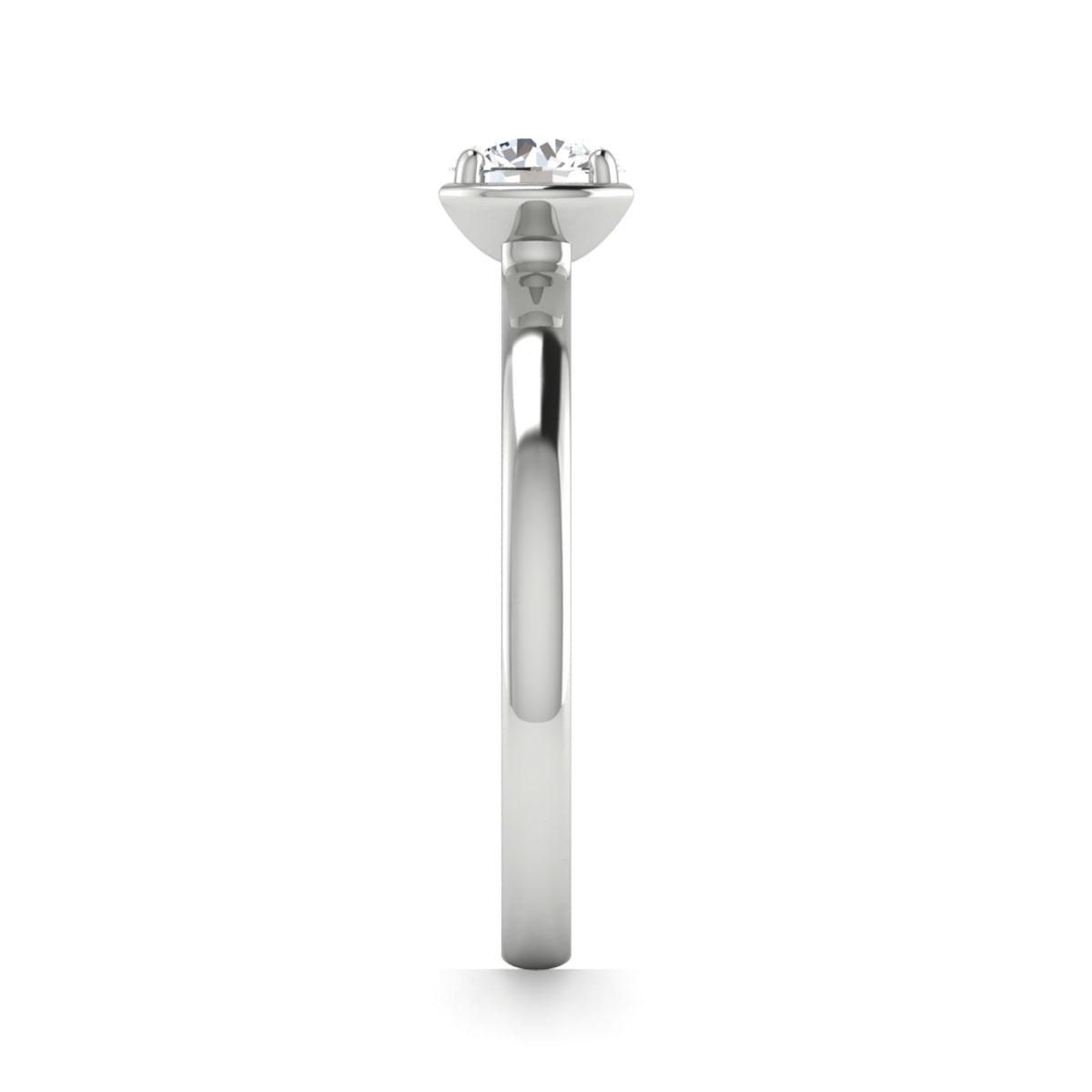 Nora in 18k White Gold — view 4