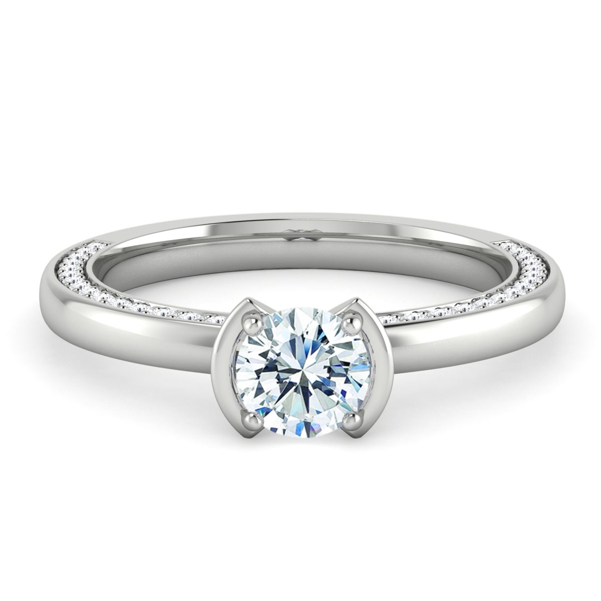 Nora in 18k White Gold