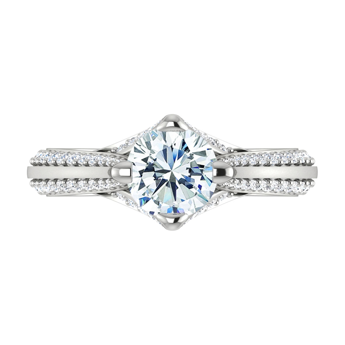 Olivia in 18k White Gold — view 5