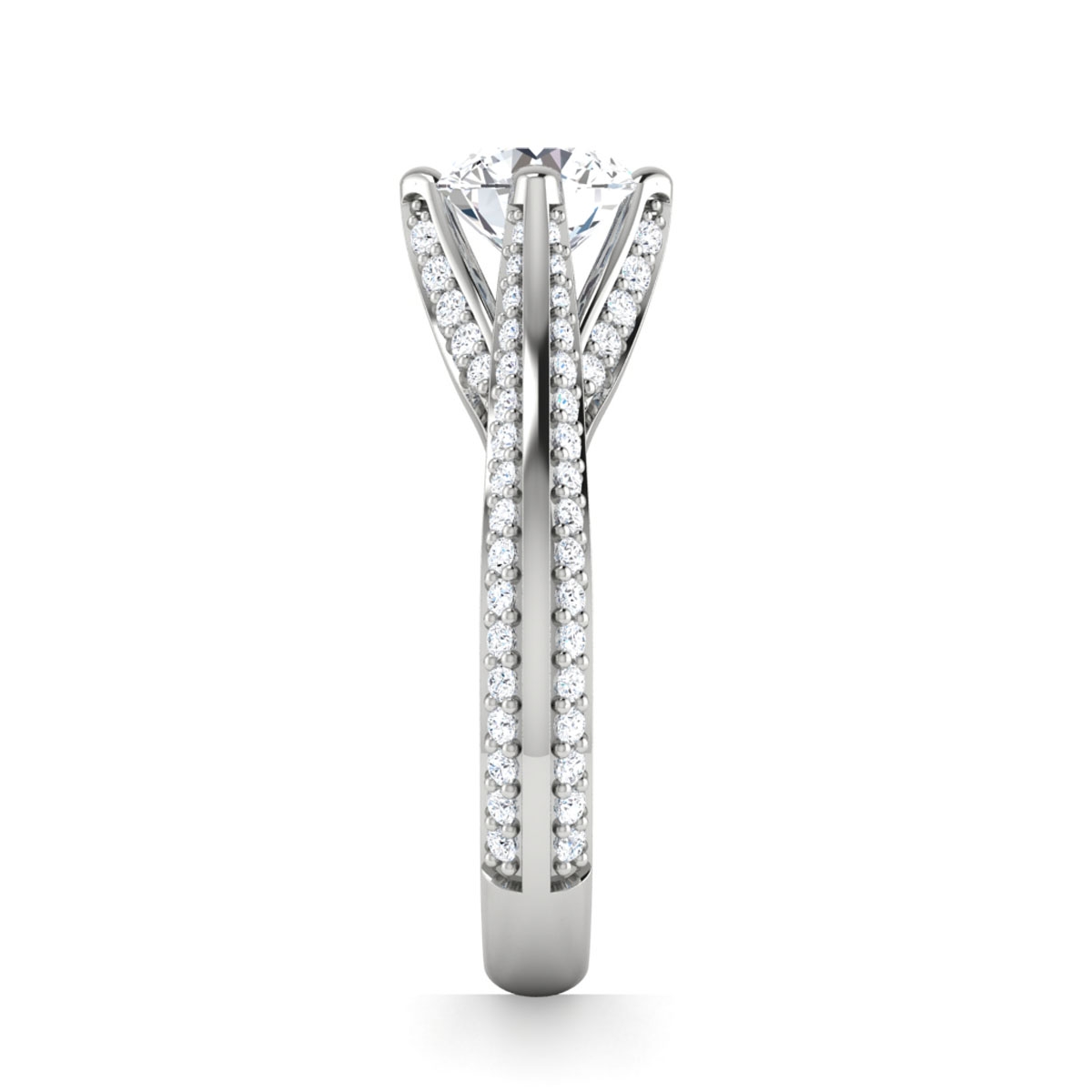 Olivia in 18k White Gold — view 4