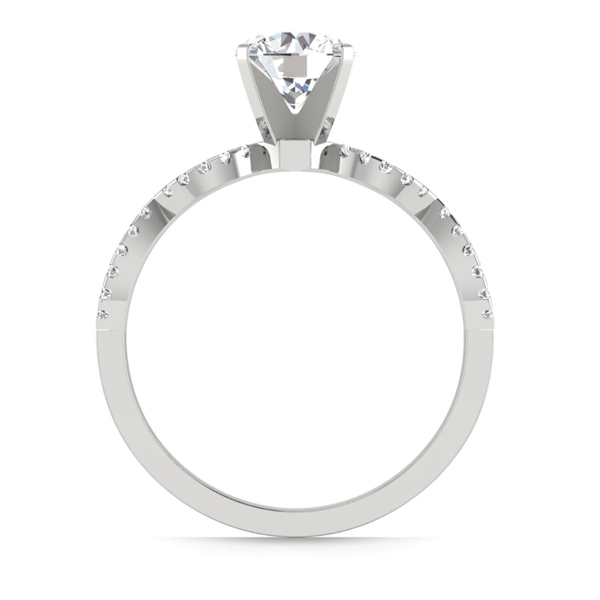 Sienna in 18k White Gold — view 2