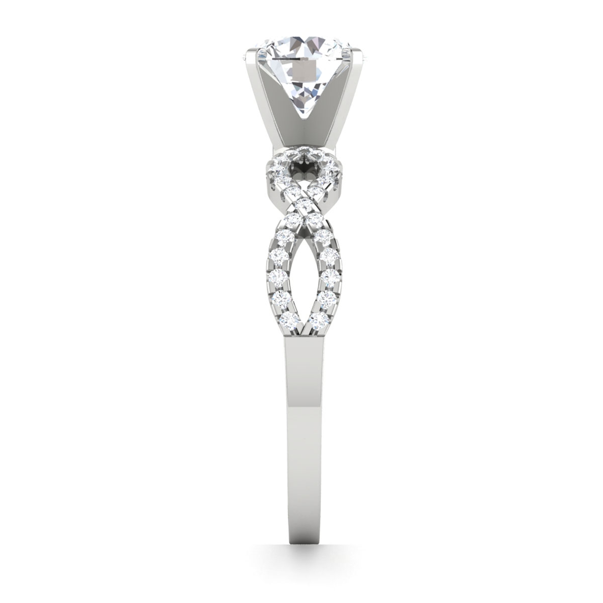 Sienna in 18k White Gold — view 4