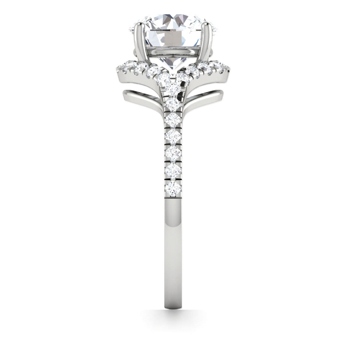Sona in 18k White Gold — view 4