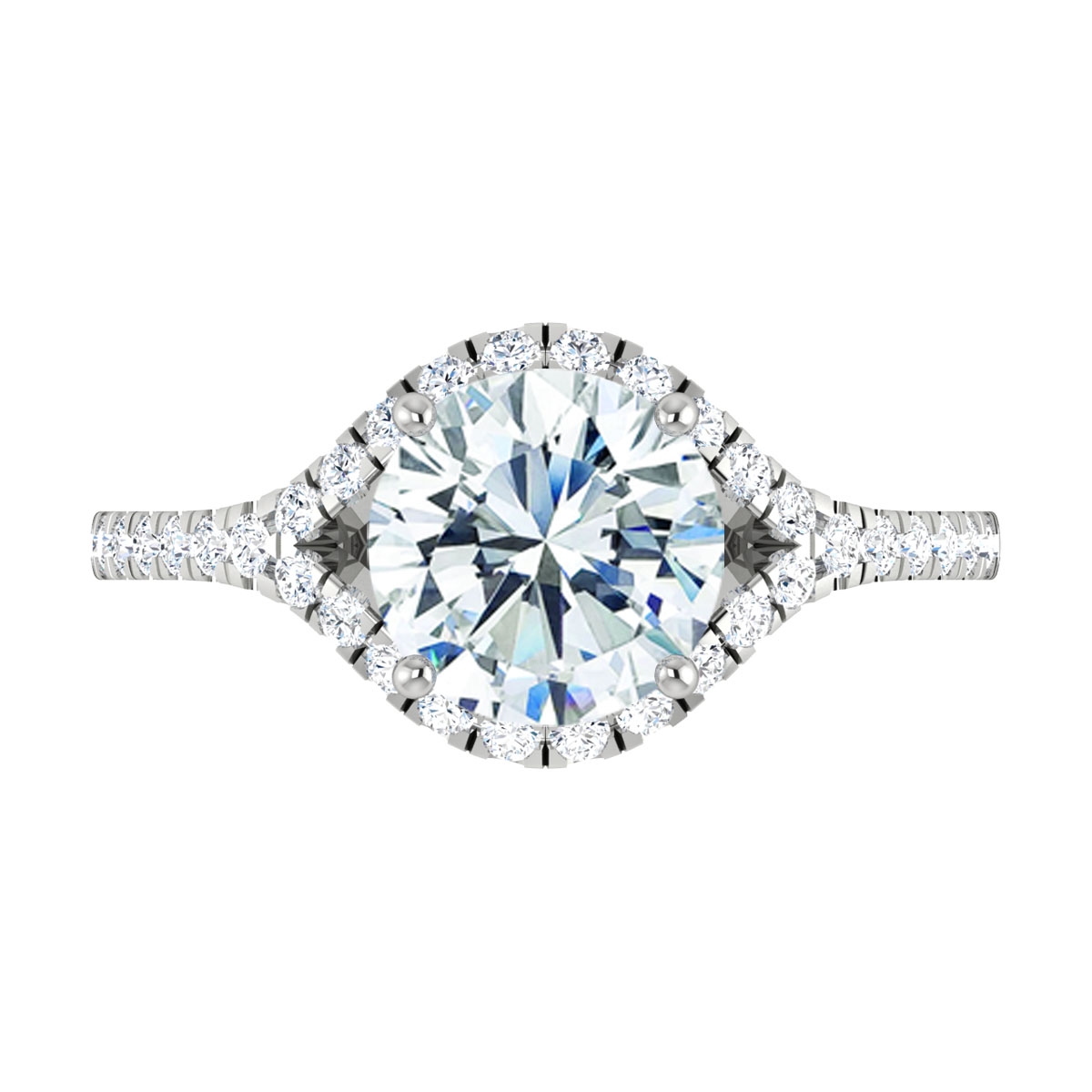 Sona in 18k White Gold — view 5