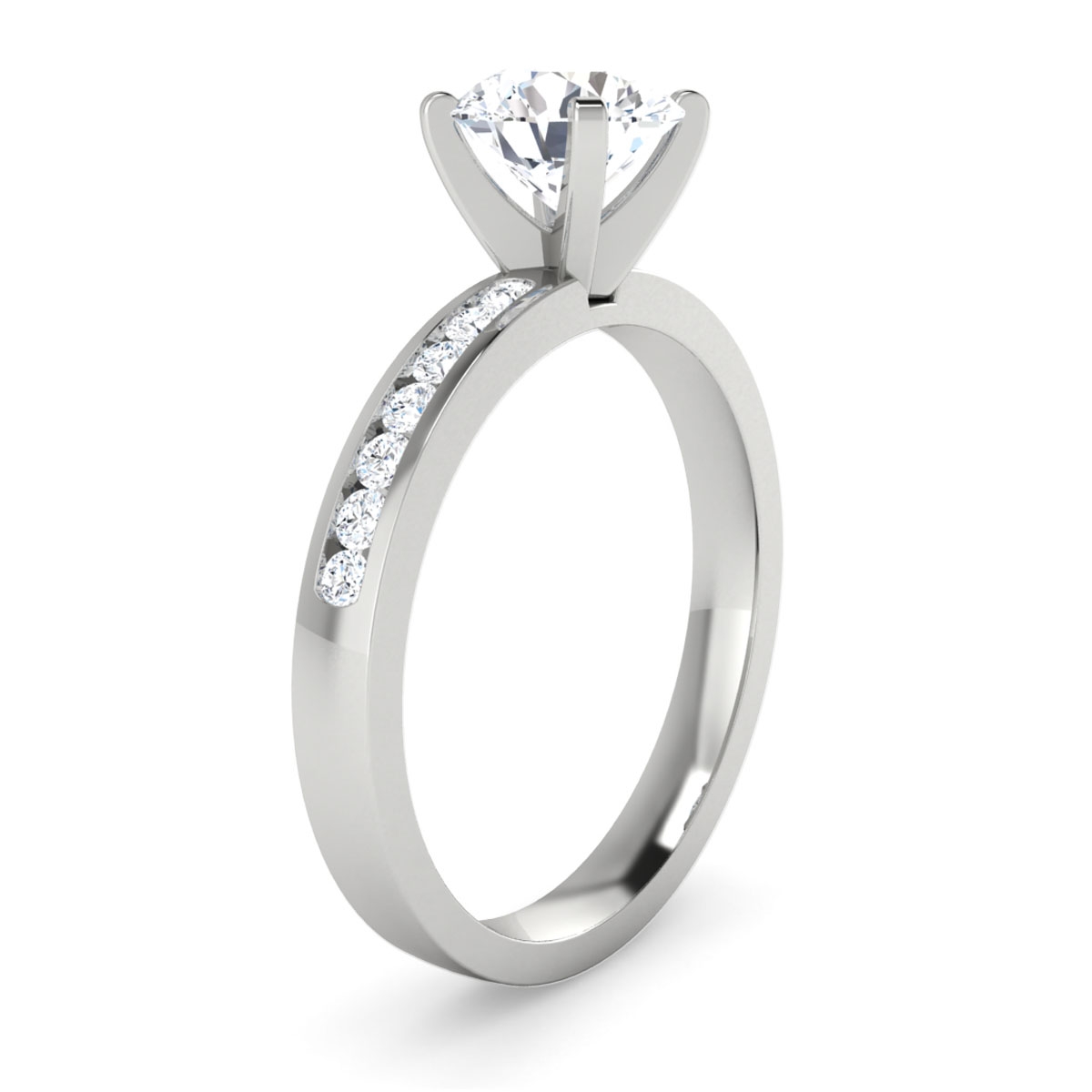Sophia in 18k White Gold — view 3