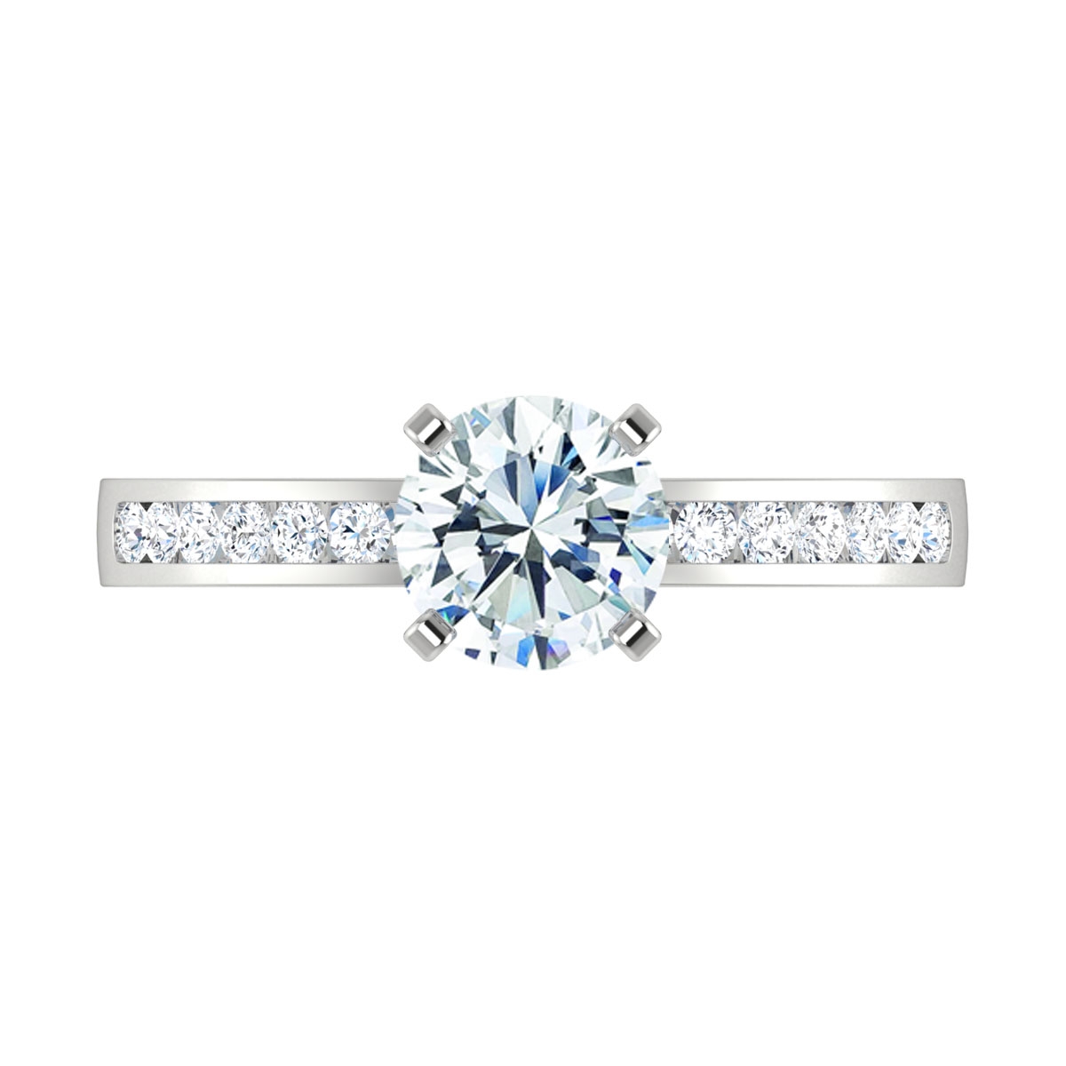Sophia in 18k White Gold — view 5