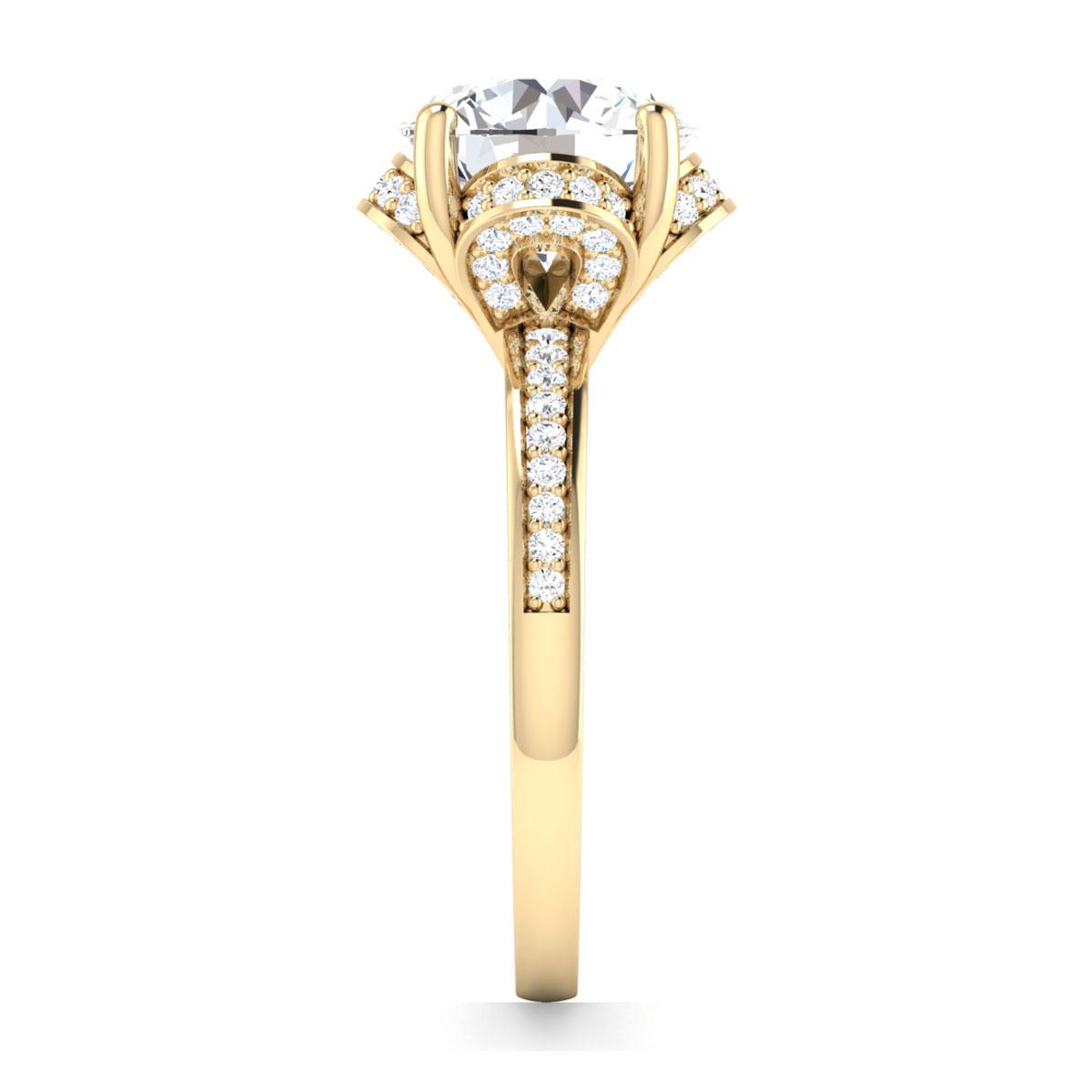 Suzan in 18k Yellow Gold — view 4