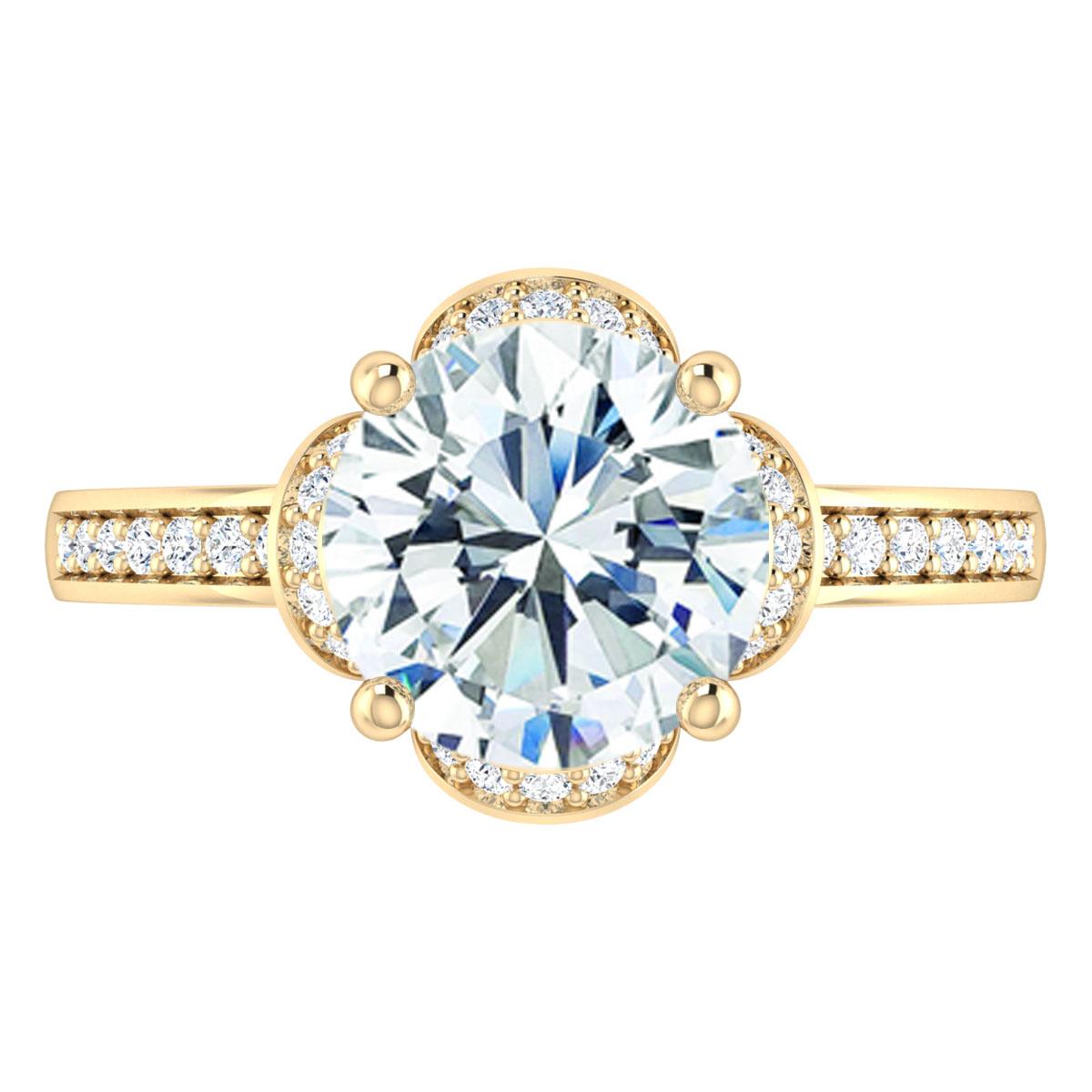Suzan in 18k Yellow Gold — view 5