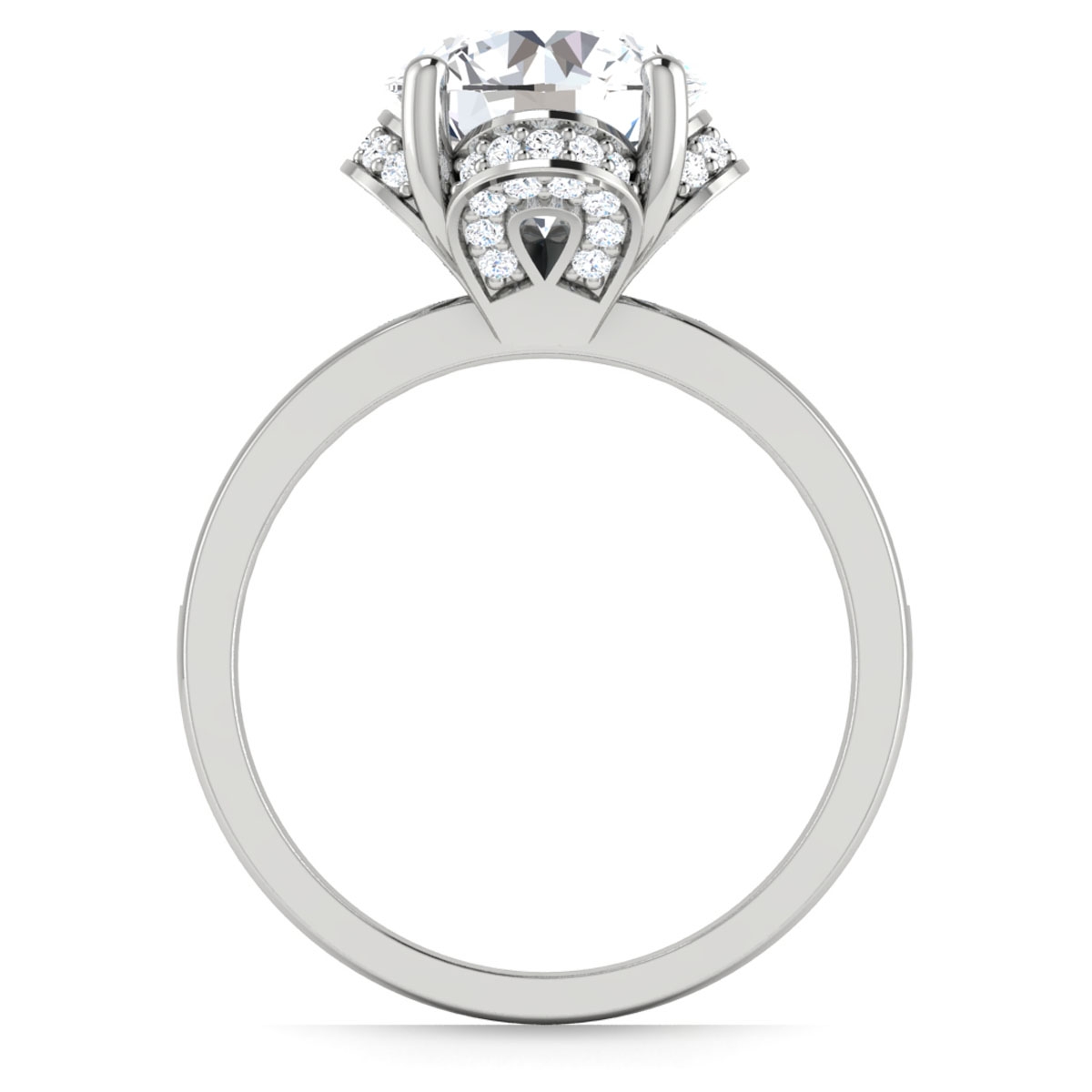 Suzan in 18k White Gold — view 2