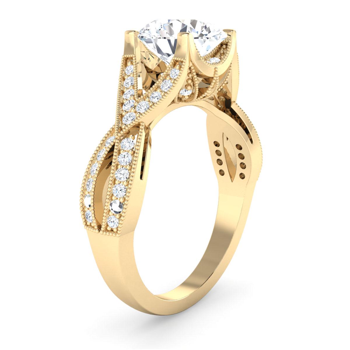 Tani in 18k Yellow Gold — view 3