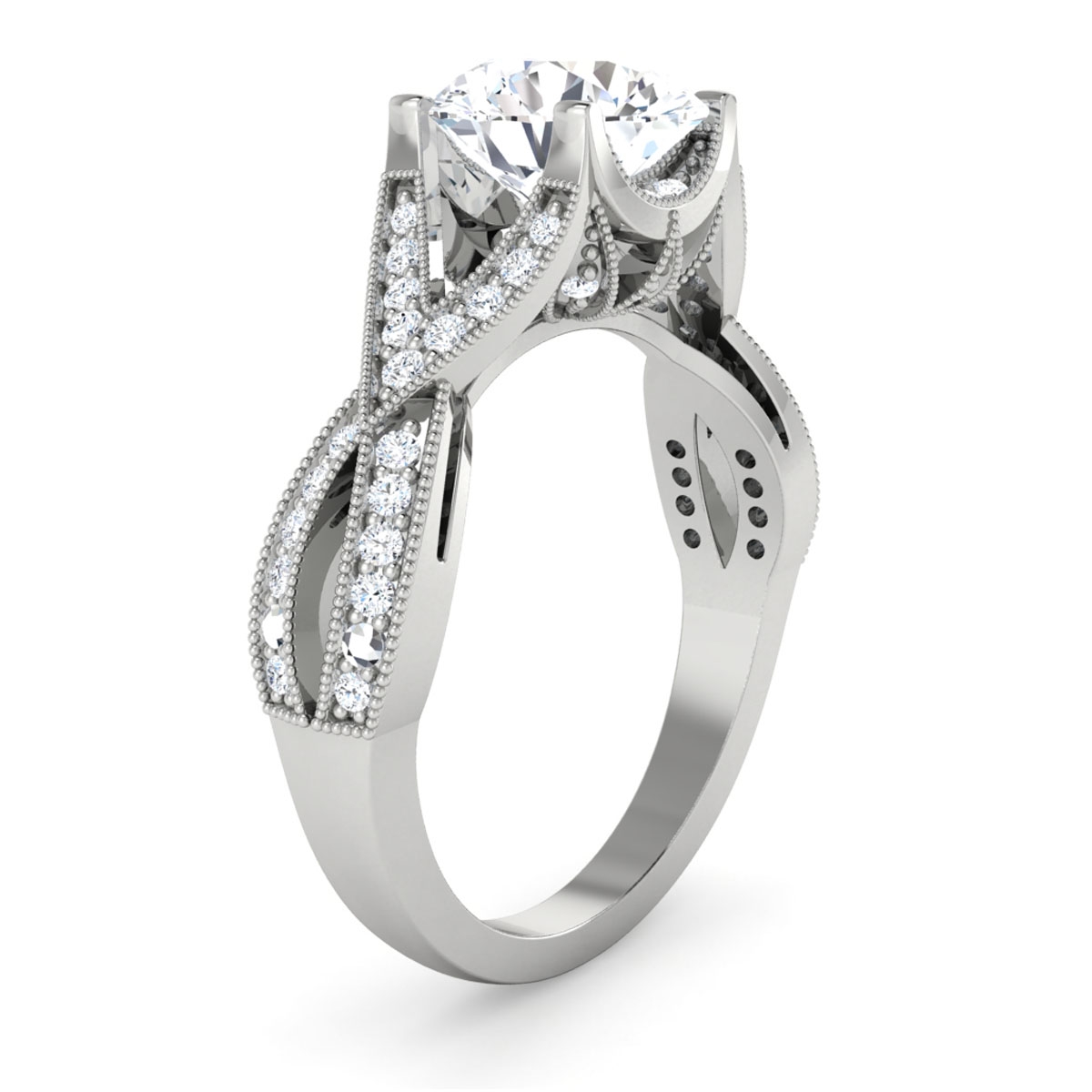 Tani in 18k White Gold — view 3