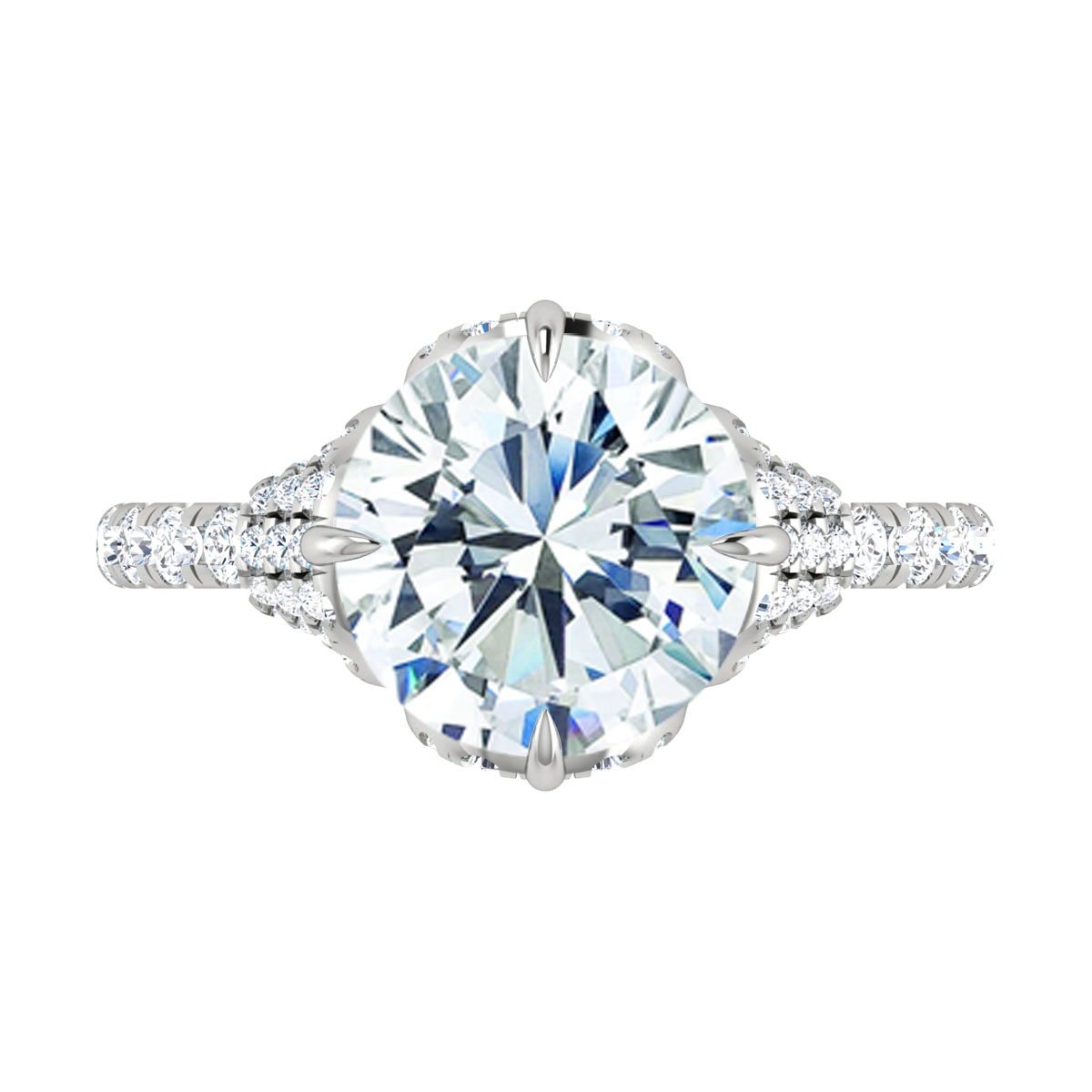 Tilly in 18k White Gold — view 5