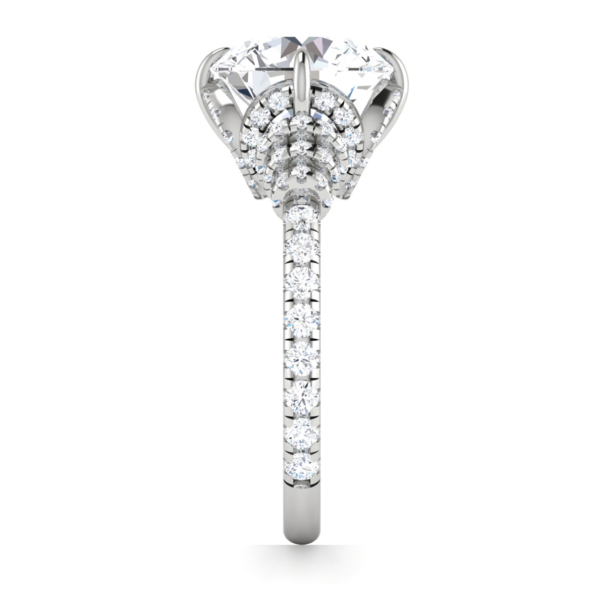 Tilly in 18k White Gold — view 4