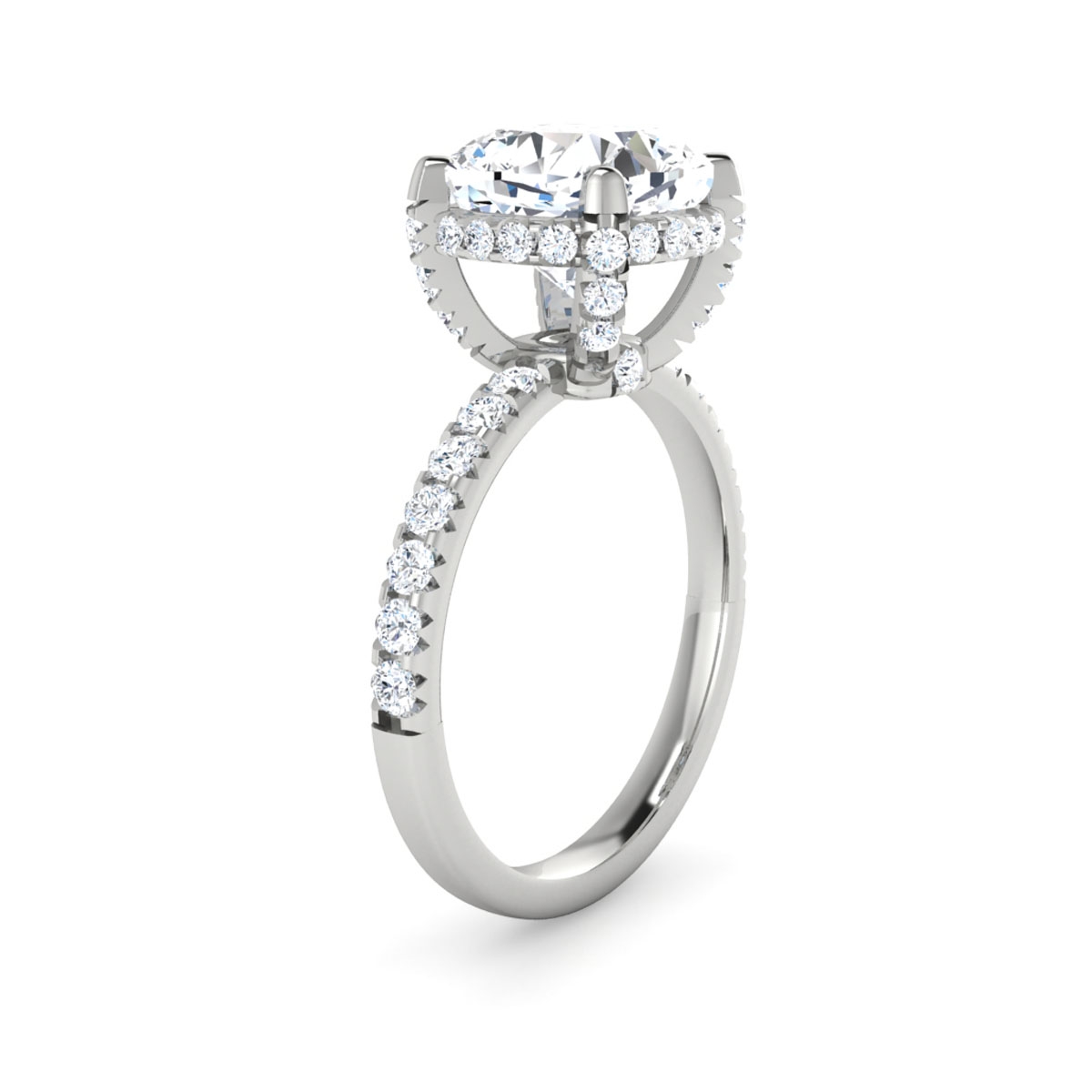 Tina in 18k White Gold — view 3