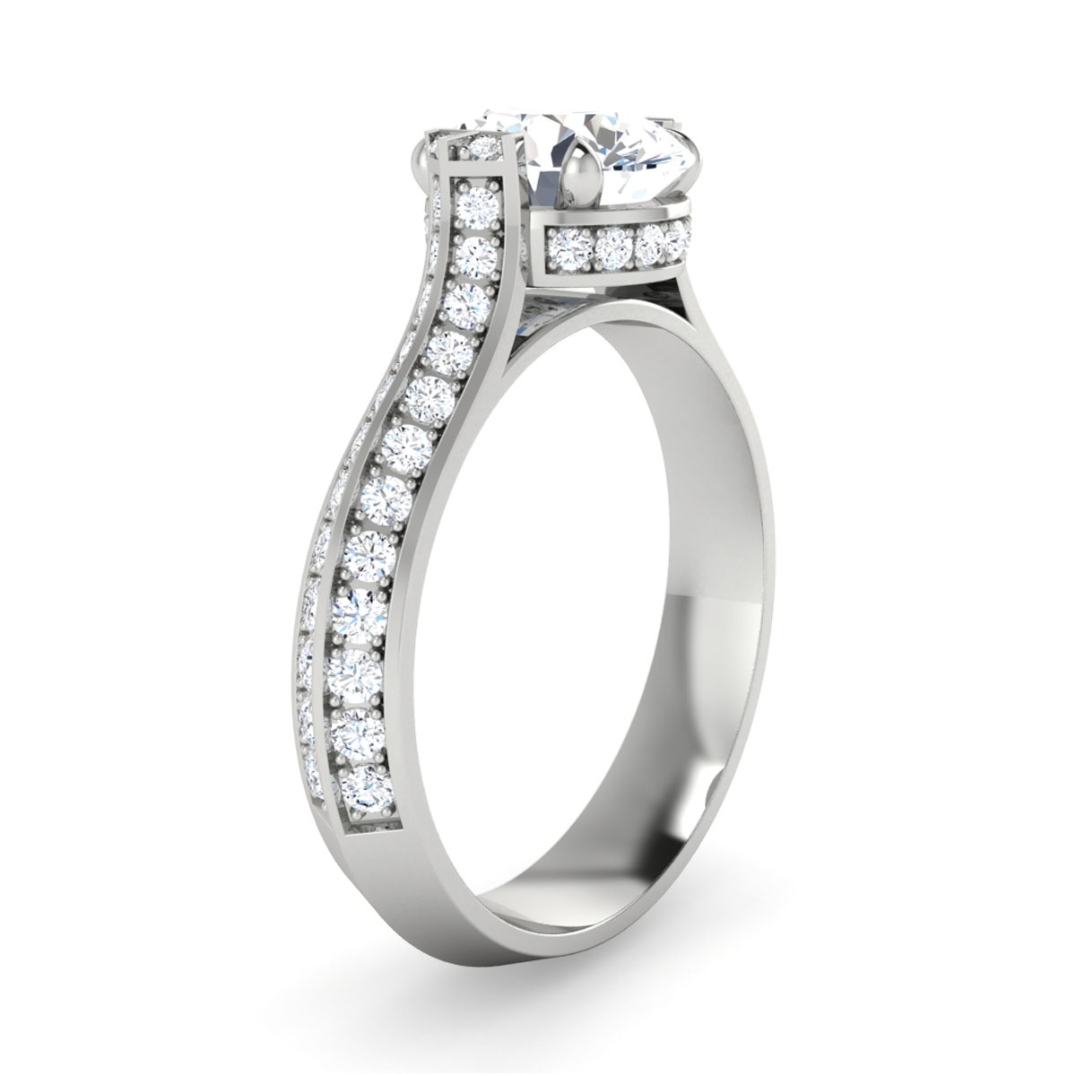Vera in 18k White Gold — view 3