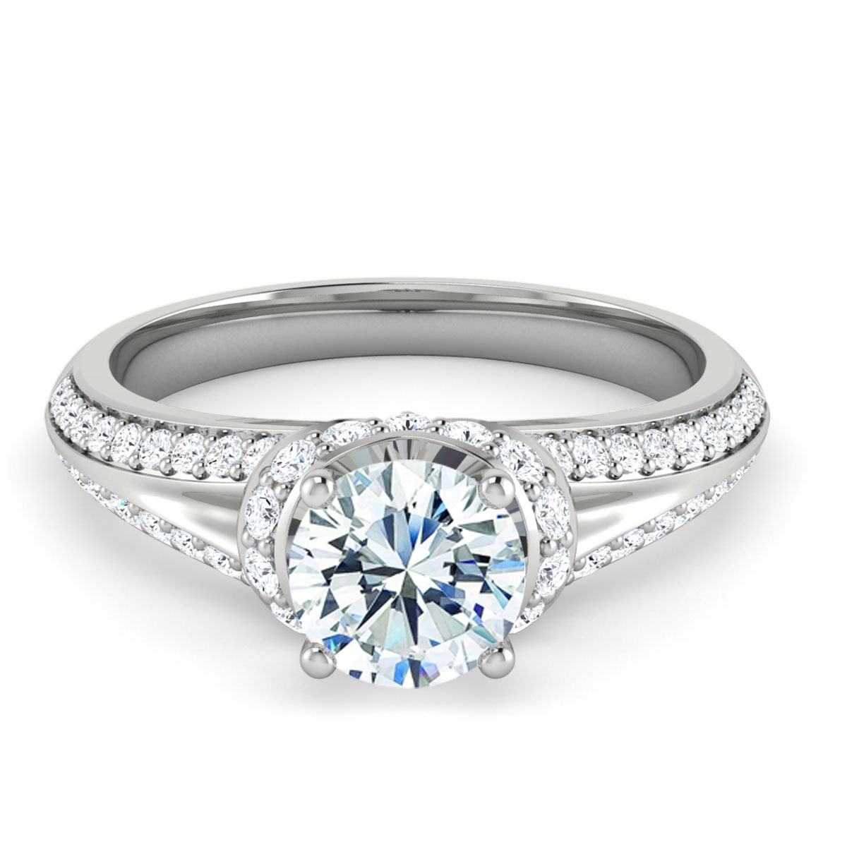 Yami in 18k White Gold