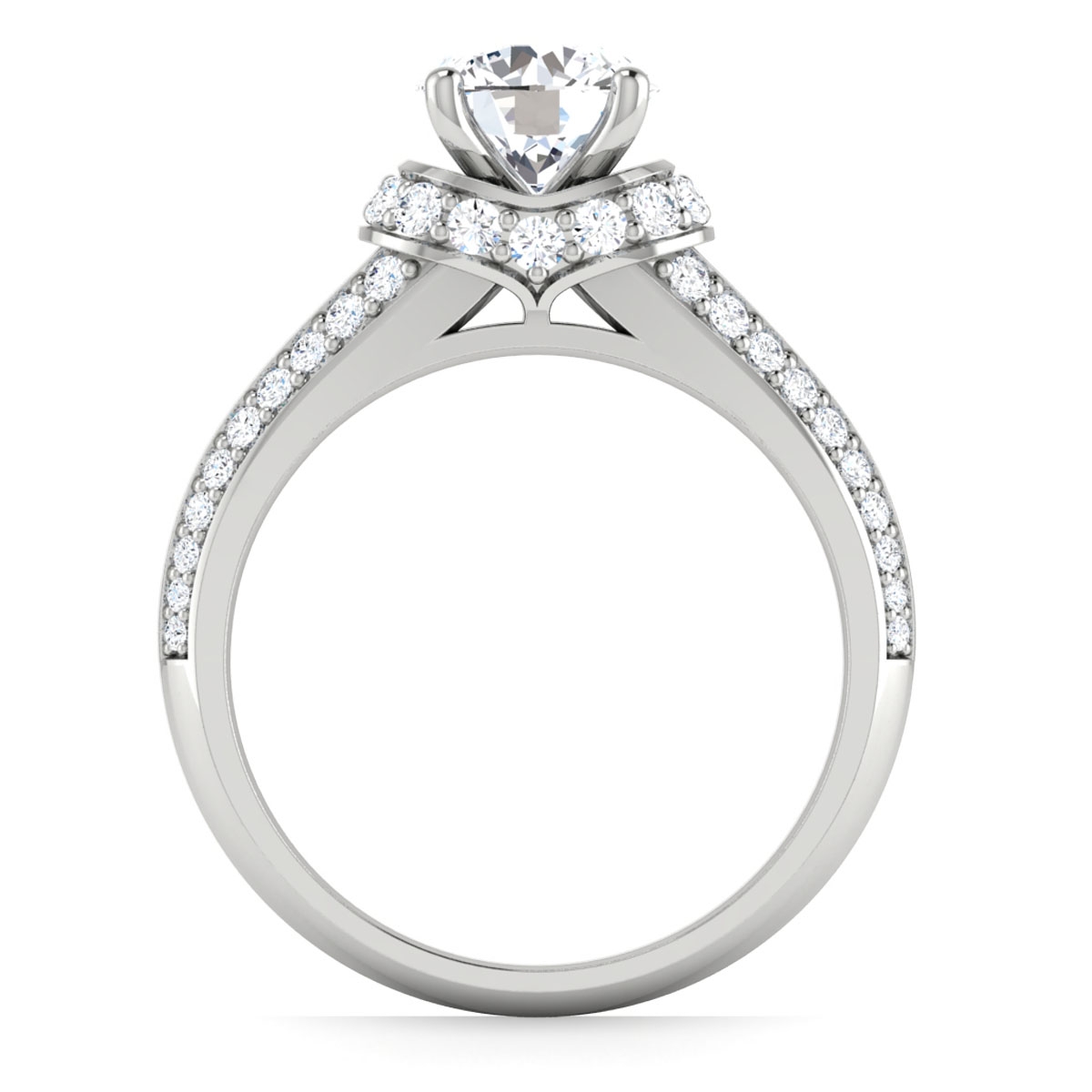 Yami in 18k White Gold — view 2