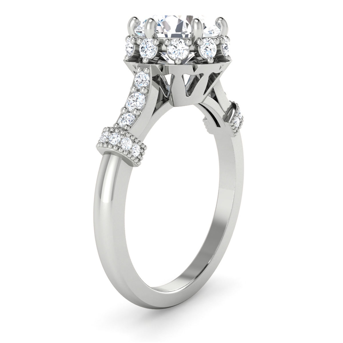 Faith in 18k White Gold — view 3