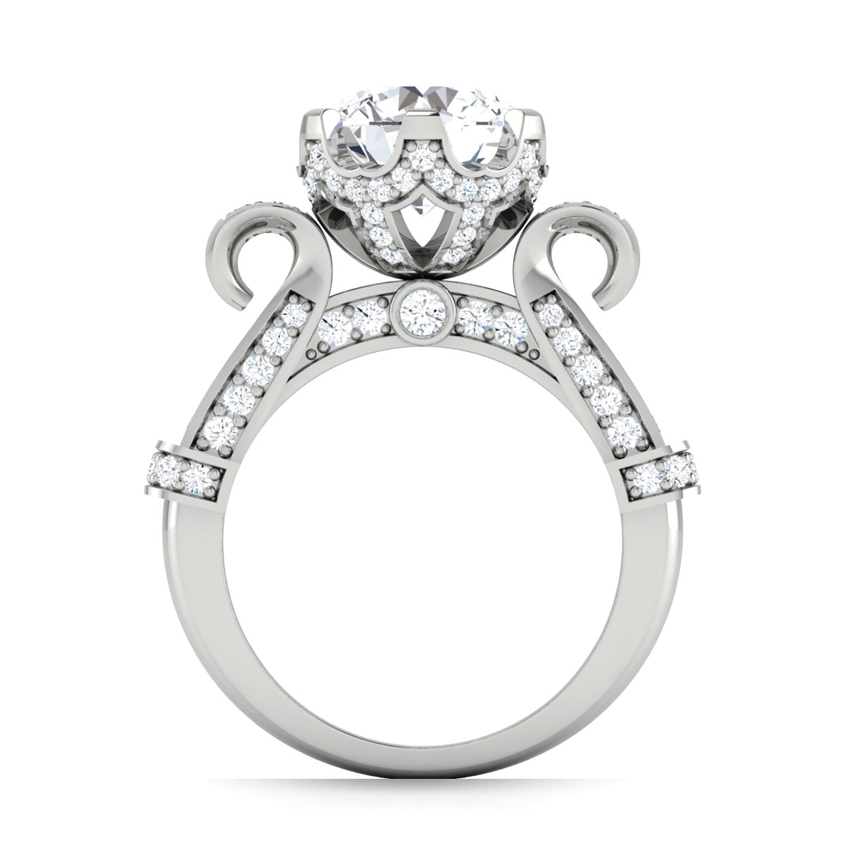 Ashb in 18k White Gold — view 2