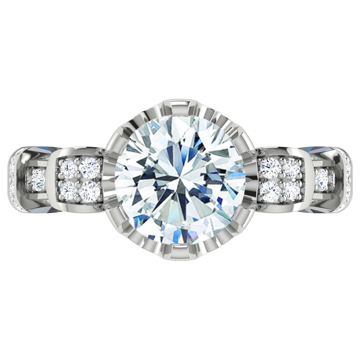 Ashb in 18k White Gold — view 5