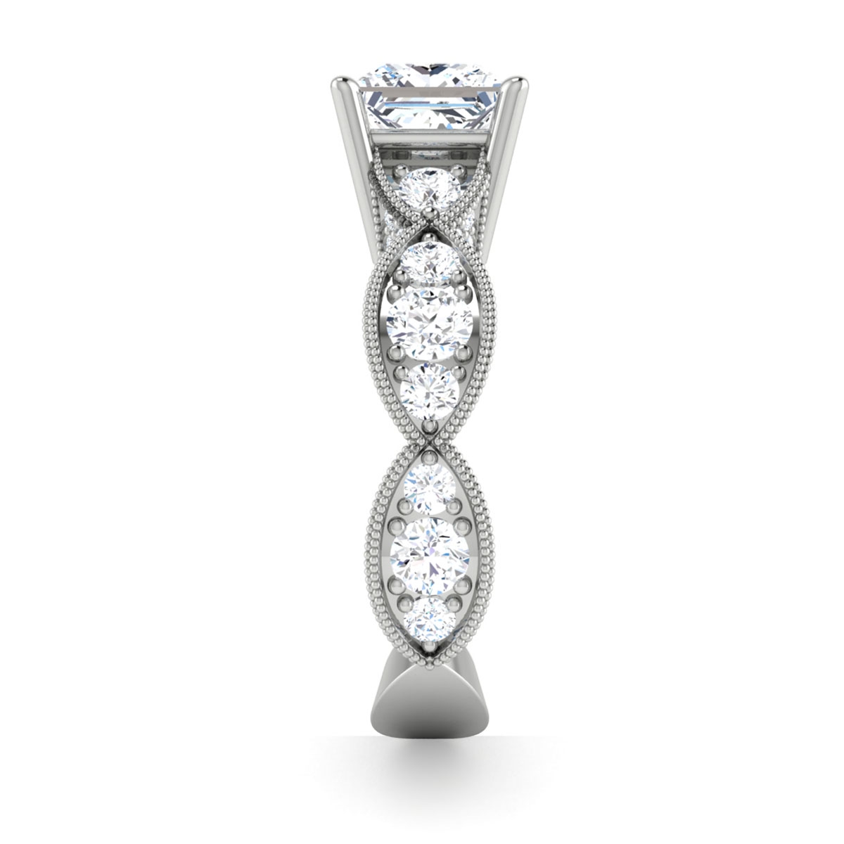 Martha in 18k White Gold — view 4