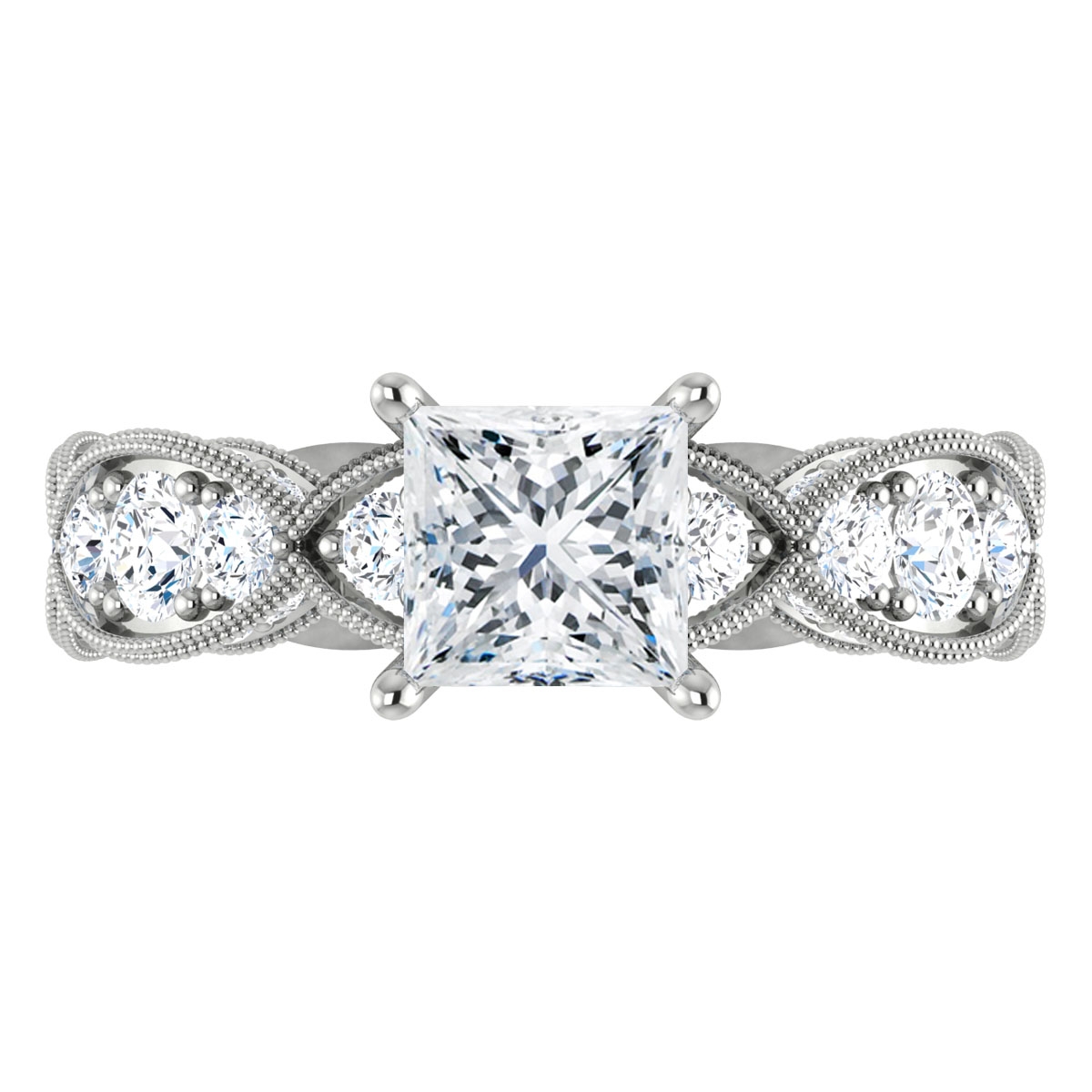 Martha in 18k White Gold — view 5