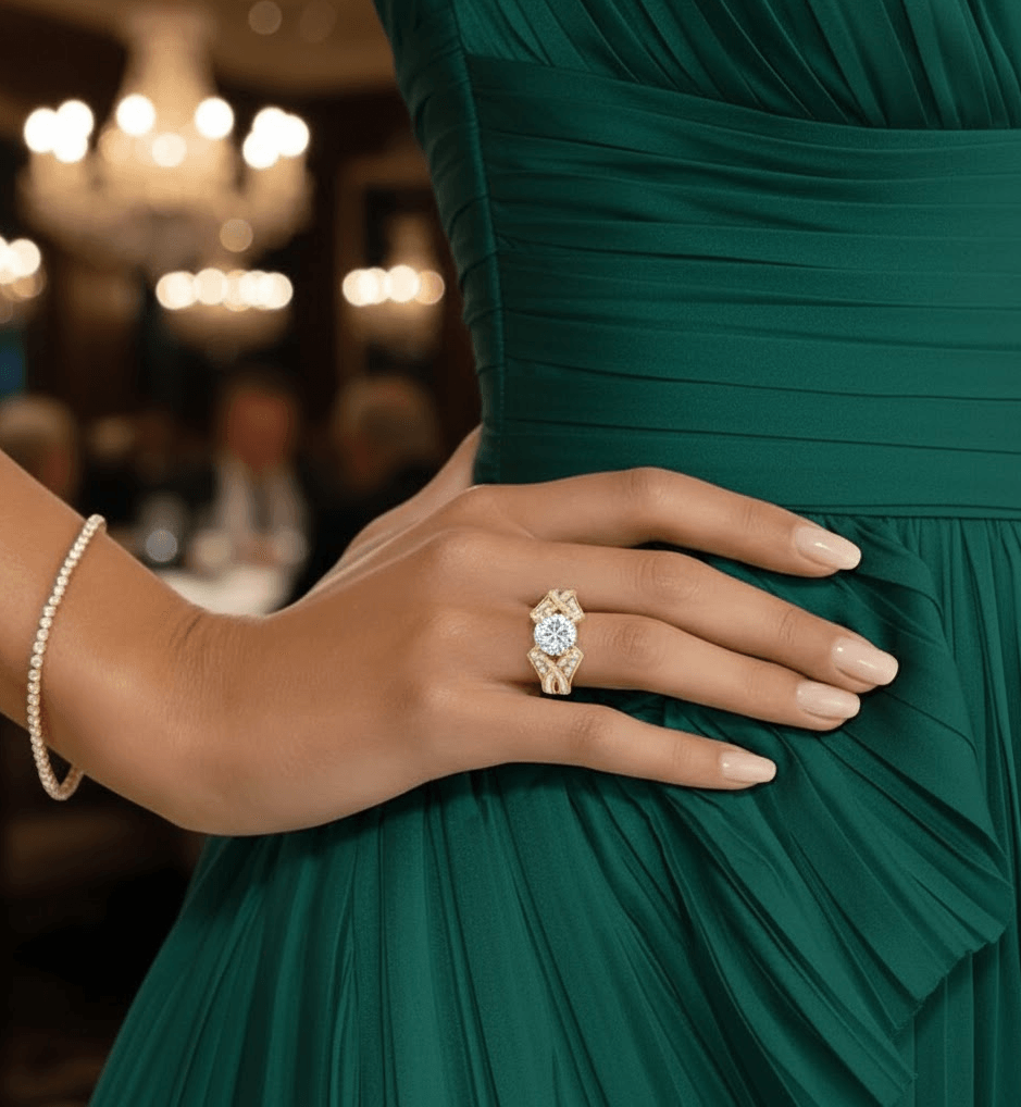 Neiva in 18k White Gold — view 5