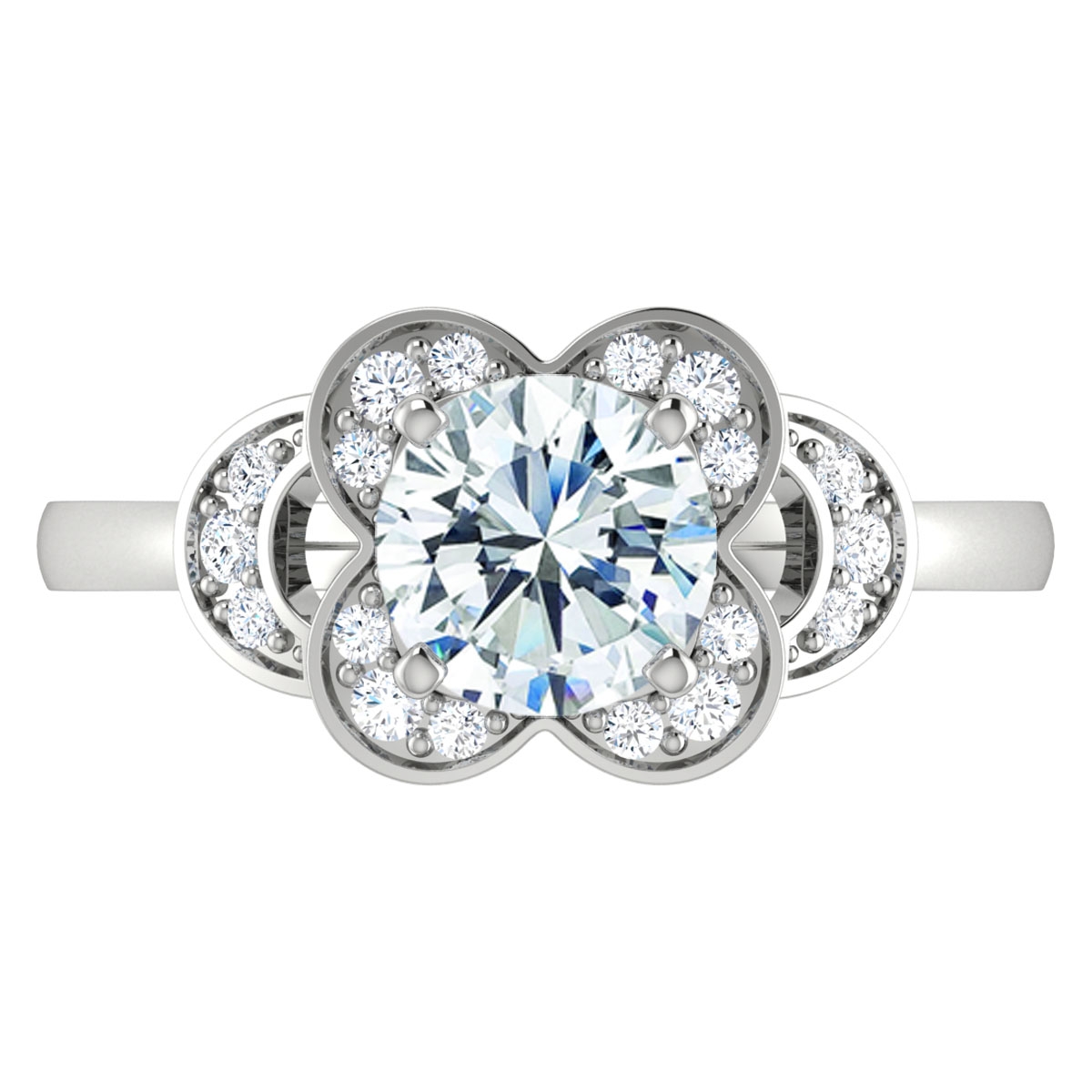 Yana in 18k White Gold — view 5