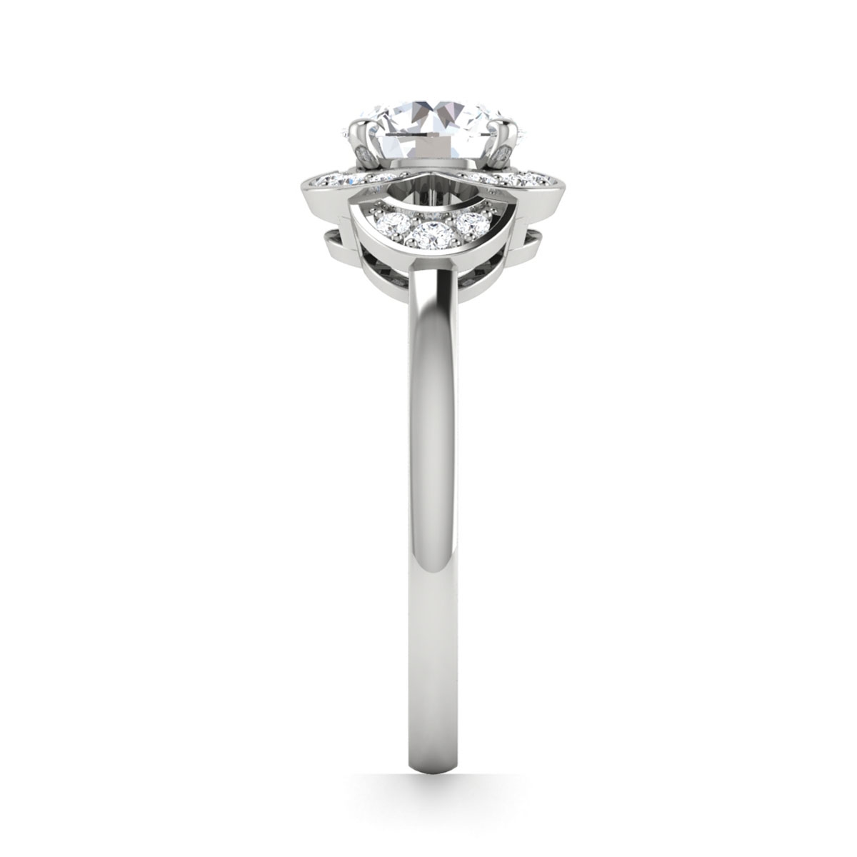 Yana in 18k White Gold — view 4
