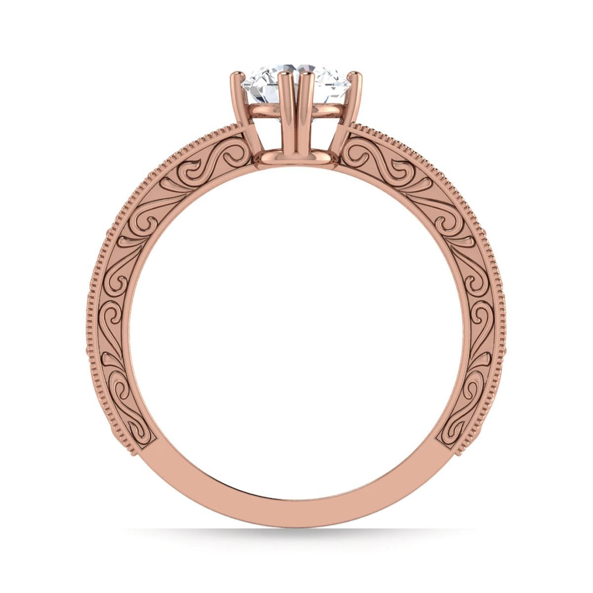 Reina in 18k Rose Gold — view 2