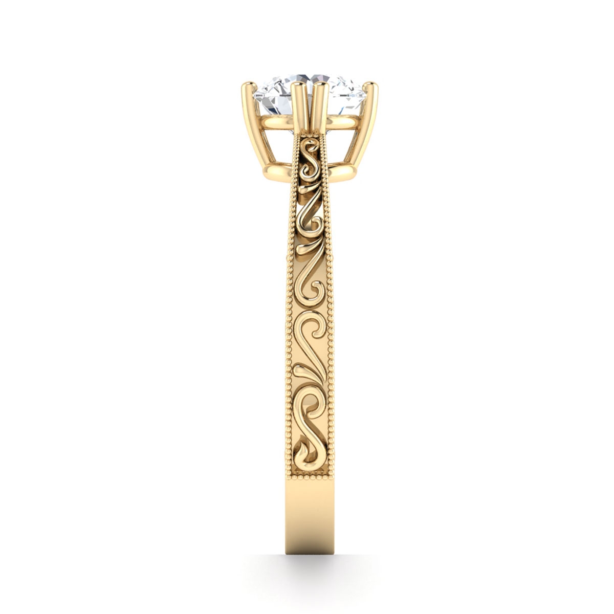 Reina in 18k Yellow Gold — view 4