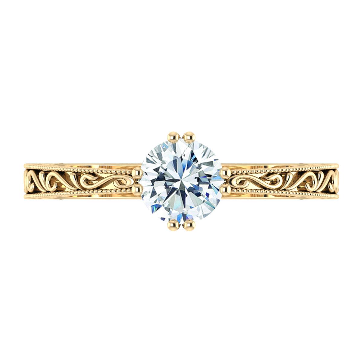 Reina in 18k Yellow Gold — view 5