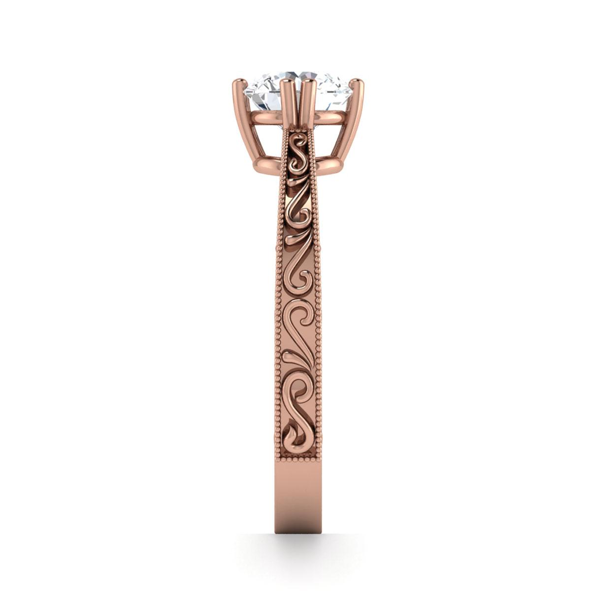 Reina in 18k Rose Gold — view 4