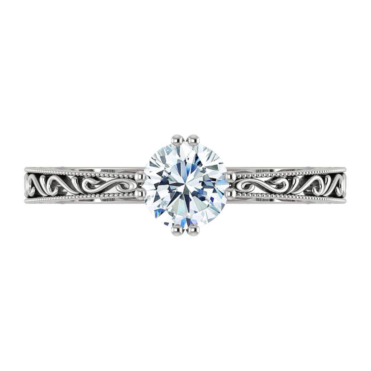 Reina in 18k White Gold — view 5